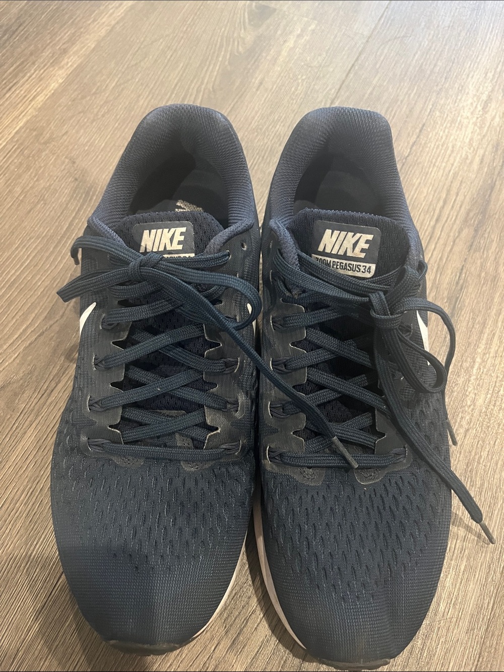 Nike Men's Athletic Shoes - Dark Blue with White Swoosh